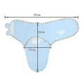 thumbnail image 5 of Pañuelo para bebé con gorro Paños para eructar para bebé recién nacido hechos de cómodo algodón orgánico, saco de dormir para bebé de 0 a 3 meses, 5 of 5