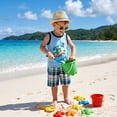 thumbnail image 4 of Elutong Toddler Boy Summer Clothes, 1-6T Boy Summer Cotton Outfits Sleeveless Dinosaurs Shorts Set, 4 of 7