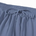 thumbnail image 7 of 2 In 1 Running Shorts For Women Flowy Athletic Shorts High Waist Gym Yoga Workout Casual Summer Quick Dry Short Blue S, 7 of 7