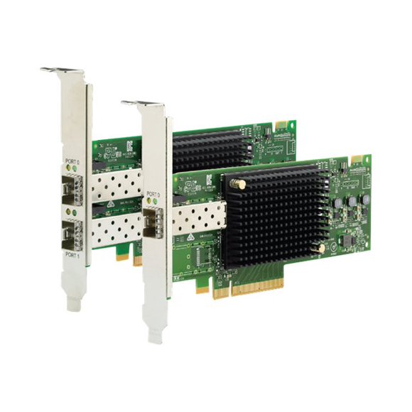 Lenovo ThinkSystem Emulex LPe32002-M2-L - Host bus adapter - PCIe 3.0 x8 low profile - 32Gb Fibre Channel SFP+ x 2 - for ThinkSystem SD530; SR630; SR650; SR850; SR860; SR950