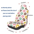 thumbnail image 3 of Naloa Colorful Donuts Car Seat Covers Universal Front Seat Coves for Car Accessories ,Padded Car Covers for Automotive, SUV, Truck, and Van, 3 of 5