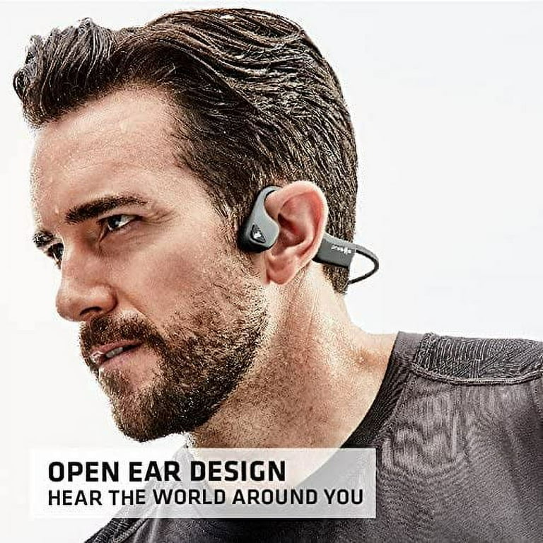 AfterShokz Bluetooth Behind-the-Neck, On-Ear Headphones, Slate