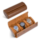 thumbnail image 1 of Estuche Para Relojes 3 Rejillas Exhibidor Retro Cuero CAFE, 1 of 5