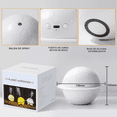 thumbnail image 5 of Humidificador Difusor Lámpara Forma Planeta Luna Con 3 Modos, Blanco, 5 of 5
