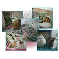 thumbnail image 2 of 2 uds., Estante colgante para , cuenco, alimentador de conejos, chinchillas, herbívoro, conejillo de Gloria alimentador de heno para conejos, 2 of 7