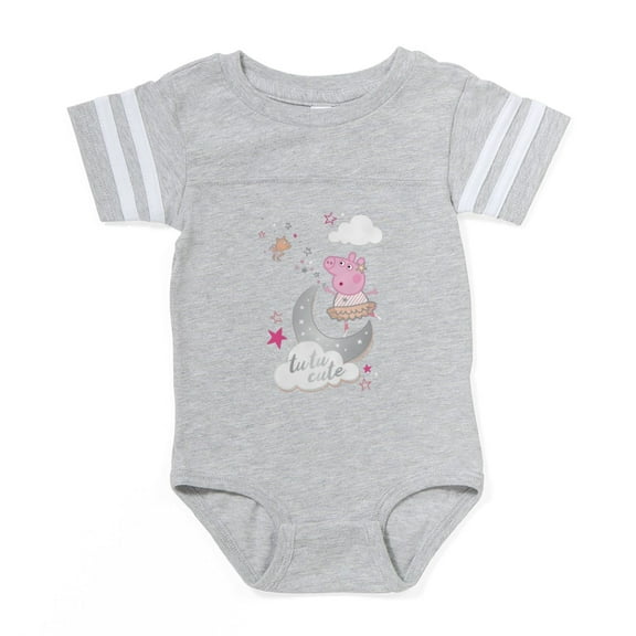 CafePress - Peppa Pig Tutu Cute - Cute Infant Baby Football Bodysuit