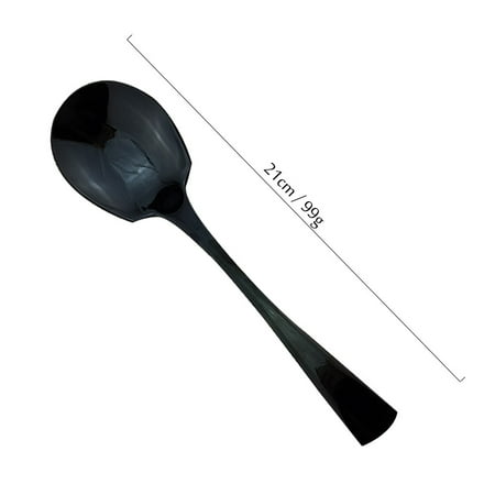 

1-Piece Black Cutlery Set 18/10 Stainless Steel Western Silverware Food Tableware Sets Fork Steak Butter Knife Dinnerware