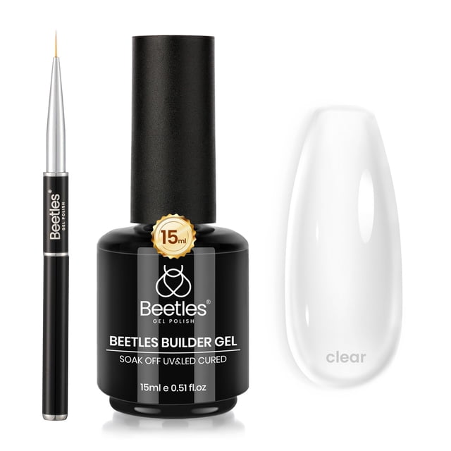 Gel constructor para uñas y escarabajos, 15 ml, 7 en 1, transparente a baja temperatura