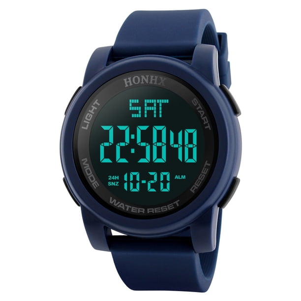 Reloj deportivo para hombre, relojes de moda para hombre, LED, digital, de cuarzo, militar, deportivo, con fecha.