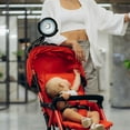 thumbnail image 4 of Comfort Zone 4” Tri-Pod Stroller Fan, 3-Speed, Rechargeable, Flexible, Mini, Portable, 2-3 Hour Charge Time, Secure Hold, Black, 4 of 8
