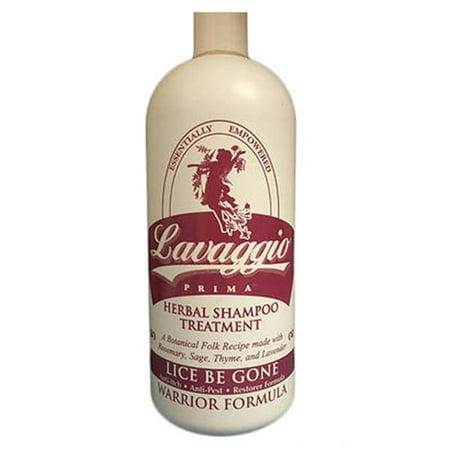 Lavaggio Prima Lice Be Gone Warrior Formula Herbal Therapy Shampoo Treatment 32 fl. oz.