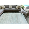 thumbnail image 3 of Trans-Ocean Imports RTO45703604 Liora Manne Rialto Tribal Stripe Indoor & Outdoor Rug, Aqua - 39 x 59 in., 3 of 5