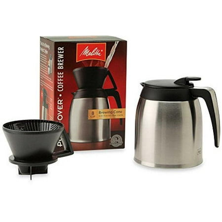 Melitta Thermal Stainless Steel 10-Cup Pour Over Coffee