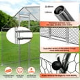 thumbnail image 5 of TC-HOMENY 13x10ft Large Walk in Chicken Coop Backyard or Farm Chicken Pen Pets Run House Poultry Cage, 5 of 8