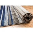 thumbnail image 6 of Well Woven Riviera Stripe Modern Geometric Abstract Shabby Chic Area Rug Neutral Thick Soft Plush Shed Free, 6 of 6