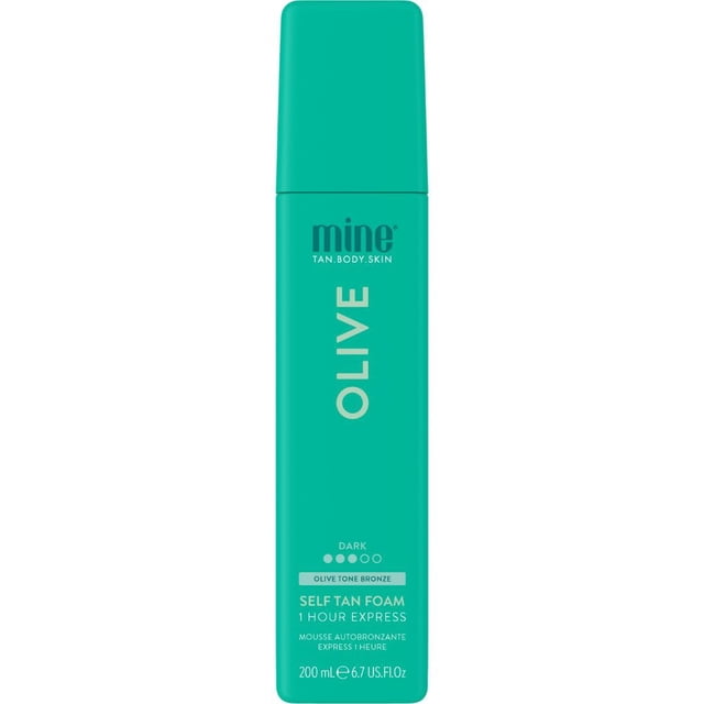 Espuma autobronceadora Minetan, base verde oliva, 200 ml