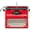 Red, variant on Maplefield Manual Typewriter - Real Vintage Typewriter - Cute Desk Decor for Home and Office (Blue)