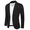 A- Black, variant on Mens Slim Fit Premium Stylish Suit Coat Jacket Modern Business Blazers
