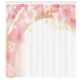 thumbnail image 2 of Ambesonne Cherry Blossom Shower Curtain, Abstract Japan Art, 69"Wx75"L, Pastel Pink Pale Yellow, 2 of 4
