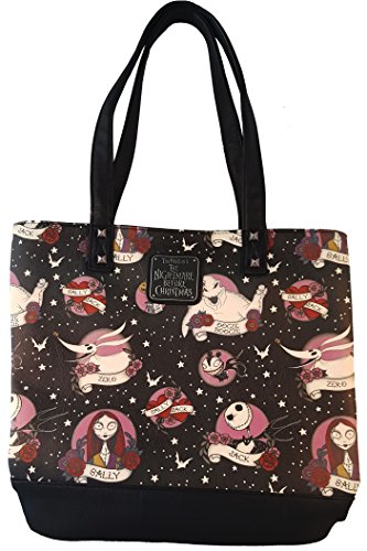 disney tim burton's the nightmare before christmas tote bag