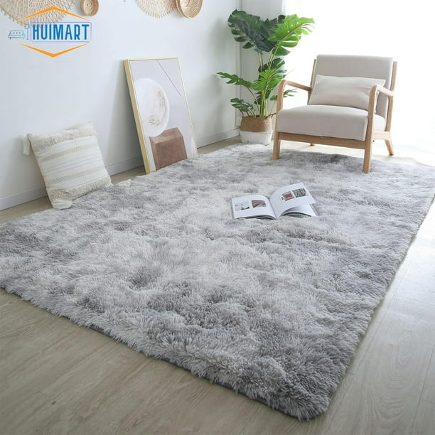 Tapis Carved Puffy 160x210 Cm Gris Mix - Qualité Supérieure - Polypropylène - Neuf