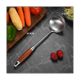 thumbnail image 4 of Espátula de acero inoxidable para acero al carbono, espátula de acero inoxidable para wok de metal, juego de herramientas para wok, cucharón para sopa con mango de madera, 4 of 6