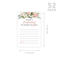 thumbnail image 5 of Koyal Wholesale Share a Memory Cards, Rustic Peach Roses Cards for Wedding, Baby Life Memories, 4" x 6", 52-Pk, 5 of 5