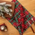 thumbnail image 2 of Christmas Plaid Placemats Set of 4, Red Green Snowflake Buffalo Checkered Tartan Winter Thanksgiving Xmas Table Mats for Dining Room Kitchen Table Decor, 2 of 7