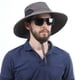 thumbnail image 2 of RV Sombrero para el sol para hombre y mujer, sombrero de verano anti rayos UV para senderismo al aire libre, plegable, impermeable, para Safari, viajes, jardinero Rojo Verde, 2 of 5
