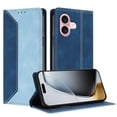 thumbnail image 2 of Funda FOXDOCK para iPhone 16 Plus de Cuero Premium Bicolor con Ranuras RFID, Carcasa Tipo Billetera Antigolpes y Soporte Plegable, 2 of 6