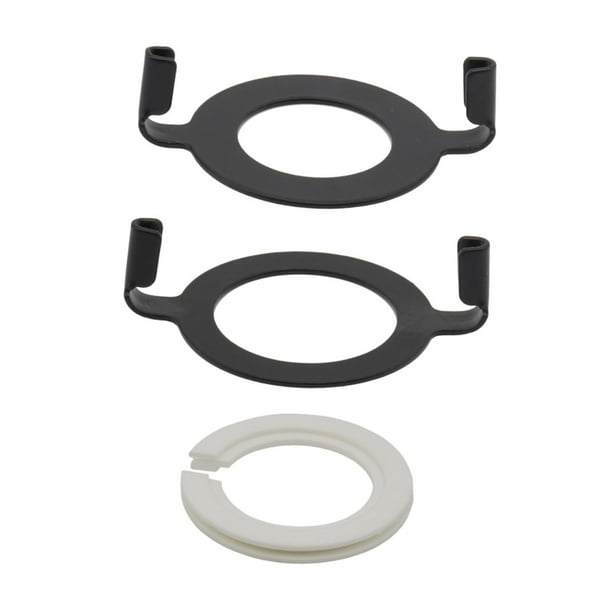 2pcs E27 Lámpara de zócalo Adaptador de silla de silla de silla para la base roscada Fácilmente Instalar Negro