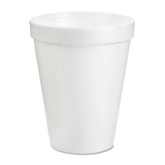 Foam Cups 6oz White - 1000 Count Disposable Coffee Cups, Insulated for Hot & Cold Beverages, Polystyrene Construction - Party Supplies, Office, Home