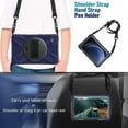 thumbnail image 5 of Case for Samsung Galaxy Tab A9+ 11.0" 2023 SM-X210 / SM-X215 / SM-X2, Kids Friendly Rugged Cover Built-in 360° Rotatable Stand-Hand/Shoulder Strap/Pencil Holder for Galaxy Tab A9 Plus, Navyblue, 5 of 18