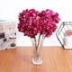 thumbnail image 2 of Ramo de hortensias de seda rosa oscuro con flores artificiales para bodas, fiestas nupciales y decoración del hogar, 2 of 2