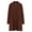 Brown, variant on CASSIE LIZ Plus Size Winter Coats for Women 4X Fall Trench Lightweight Gray Cardigan Sweaters Long Sleeve Open Front Ladies Outerwear with Pocket 4XL 24W 26W