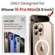 thumbnail image 2 of Funda de teléfono Toushion 3 en 1 para iPhone 16 Pro Max Clear, 2 of 7