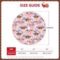 thumbnail image 2 of Fotbe Pink Butterfly Daisy Pattern Christmas Tree Skirt, Tree Skirts Plush Christmas Decorations, Christmas Tree Skirts Xmas Decorations Holiday Party Decor-36", 2 of 6