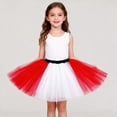 thumbnail image 2 of EnJoCho Toddler Girl Tutu Skirt Girl's Tutu Tulle Skirt Fancy Dress Up Par𝗍y Dancing Fashion Pleated Gauze Short Skirts 80s Cosplay Skirt, 2 of 7