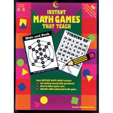 Pre-Owned Instant Math Games That Teach (Paperback) 1574710982 9781574710984