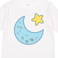 thumbnail image 4 of Inktastic Moon and Star Boys or Girls Long Sleeve Toddler T-Shirt, 4 of 5