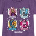 thumbnail image 3 of Monster High - Yearbook Photos - Toddler & Youth Girls Short Sleeve T-Shirt, 3 of 5