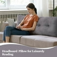 thumbnail image 6 of ANMINY Large Headboard Pillow Daybed Cushion Support Backrest Bolster Reading Pillow, 6 of 7