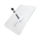 thumbnail image 2 of Fiudx Gancho de Pared con Clavos, Adhesivo Resistente, Sin Necesidad de Taladrar, Diseño de Acero Inoxidable, Solución para Colgar En Baños y Cocinas, Fácil Instalación, Capacidad de Carga de 6 Kg, T, 2 of 2