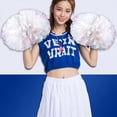 thumbnail image 3 of 2 Pack Cheerleader Pom Poms Cheerleading with Baton Handle for Team Spirit Sports Dance Cheer Pom Poms Cheering Pom Cheerleading, 3 of 8