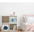 thumbnail image 2 of Sweet Jojo Designs Watercolor Floral Blue Pink and White Fabric Storage Bins 2 Piece Set, 2 of 6
