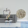 thumbnail image 2 of Estatua de pareja,Figura de pareja besándose,regalo de boda moderno,Escultura para colgar en la pared,Decoración de pared de metal para sala de estar,dormitorio y exterior.,Escultura colgante, 2 of 8