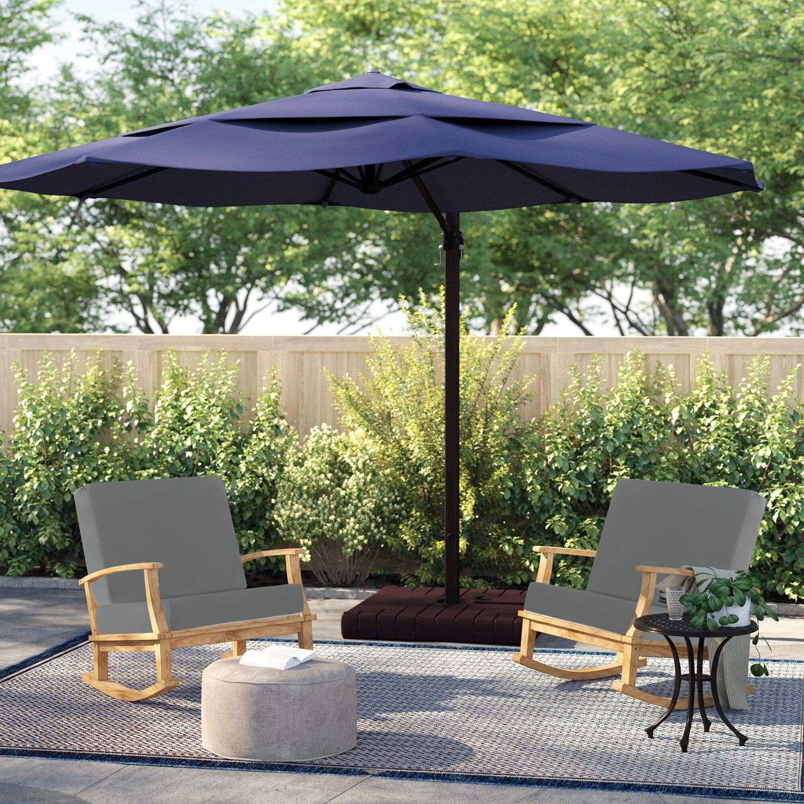 12 Pcs Patio Outdoor Cushion Covers Replacement Waterproof Stretch Sofa Couch Cushion Covers Washable Individual Couch Slipcovers Set Furniture Protector