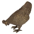 thumbnail image 4 of Design Toscano Barnyard Hen Cast Bronze Garden Statue, 4 of 4