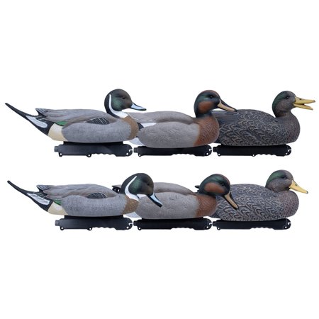 Final Approach FA LIVE Mallard Hybrid Floating Duck Decoys 6 Pack