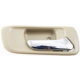 thumbnail image 2 of Front and Rear Interior Door Handles Beige bezel with chrome lever Front Driver and Passenger Side With door lock hole for 1998-2002 Honda Accord DX, 2 of 4